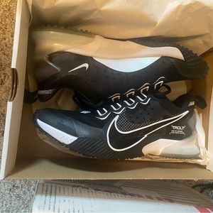 Nike Force Zoom Trout LTD Turf, Black, Mens size 10.5.